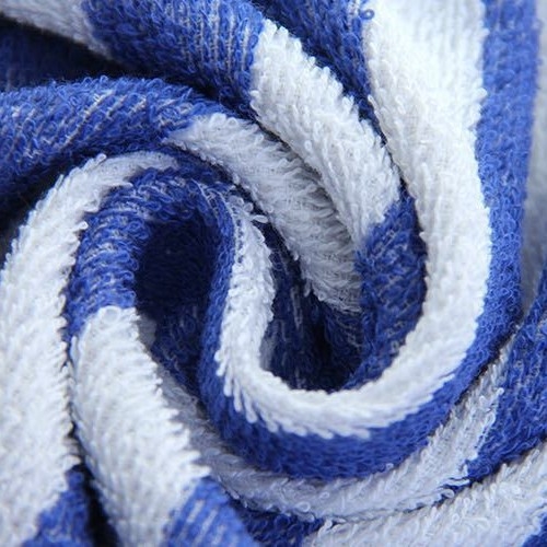 Pamut törölköző pléd, 1,1–1,5 kg, tavasz–ősz, csíkos mintázat, nyomtatás és festés a szöveten