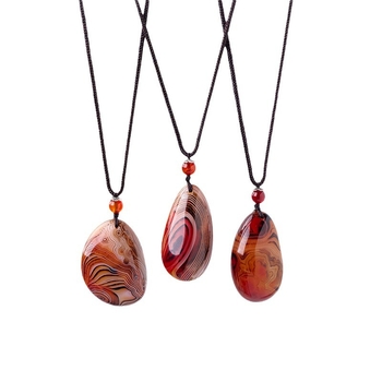 Agát Kristály medál – Appen Crystal Crafts, természetes agát kristály, kristálykő, modern minimalista dizájn, PP zacskó csomagolás