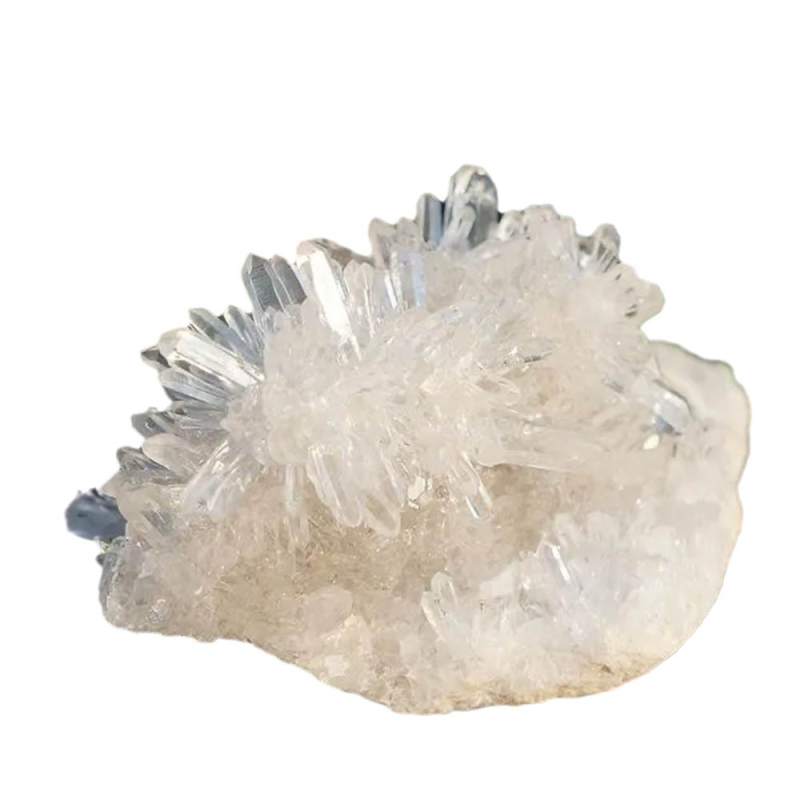 Decor cu grup de cristale — cristal crizantemă, formă geometrică, material cristal, ambalare PP