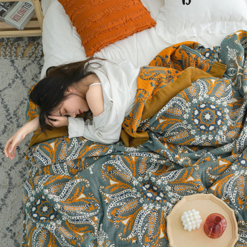 За възрастни: петслойно марлево хавлиено одеяло, 1500–1999 г, 100% памук, пролетно–есенно