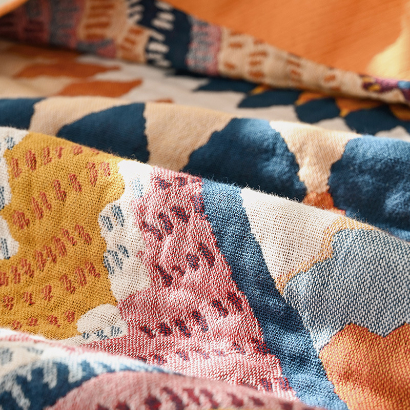 Törölközőtakaró 100% pamut, 1.1-1.5 kg, Nyár, Reaktív nyomtatás, Tájkép minta