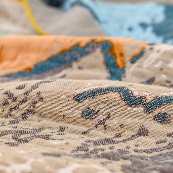 Négyrétegű géz frottírtakaró | 100% pamut, súly 1,1–1,5 kg, reaktív nyomtatás és festés, testreszabható