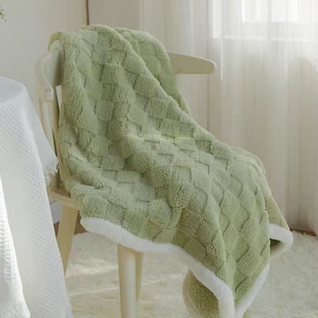 Nordijski stil lagana deka od flanel-poliester materijala, ispod 300 g, za sve sezone, za kauč ili ured
