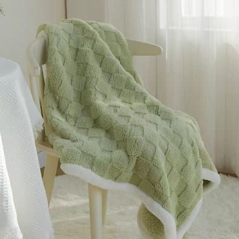 Nordijski stil lagana deka od flanel-poliester materijala, ispod 300 g, za sve sezone, za kauč ili ured