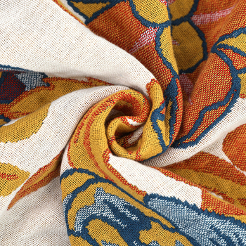 Πενταστρωμένη βαμβακερή γάζα κουβέρτα πετσέτας, 1500 g, καλοκαίρι, μοτίβο λουλουδιών