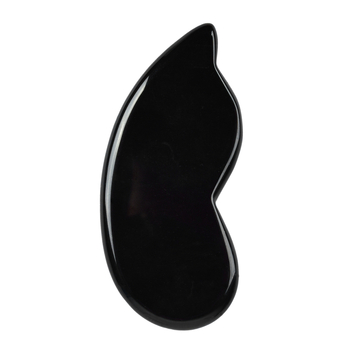 Piată de masaj din obsidian, piatră naturală de cristal brut, cod produs Zj34, marcă Sgj shi guangji, stil modern minimalist