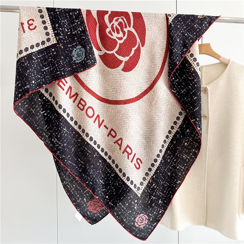 Šal od svile i vune – topao, četiri sezone, jednostavno pletenje, književno retro stil