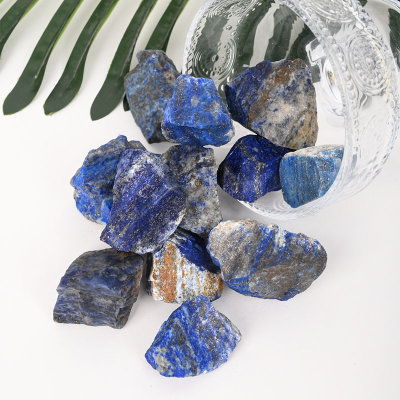 Piatră brută de lazuli natural pentru difuzor aromaterapie și ornamente decorative, stil modern minimalist, cristal brut