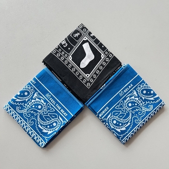 Pamukani kvadratni šal s otiskom — Youda (Materijal: 100% pamuk; Težina: 30 g; Apsorpcija vode: 21–25 s)