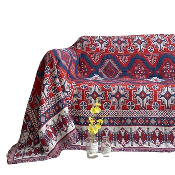Set navlaka za kauč – geometrijski abstraktan uzorak, moderan minimalistički stil, mješovita tkanina (80% pamuk), tiskani logo, mogućnost prilagodbe