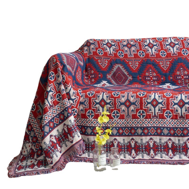 Set navlaka za kauč – geometrijski abstraktan uzorak, moderan minimalistički stil, mješovita tkanina (80% pamuk), tiskani logo, mogućnost prilagodbe