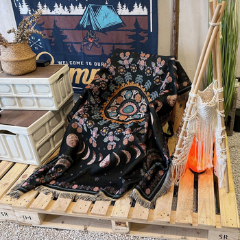 Ins stil pamukasta višefunkcionalna deka za kauč, pokrivač, vanjski piknik i boho stil
