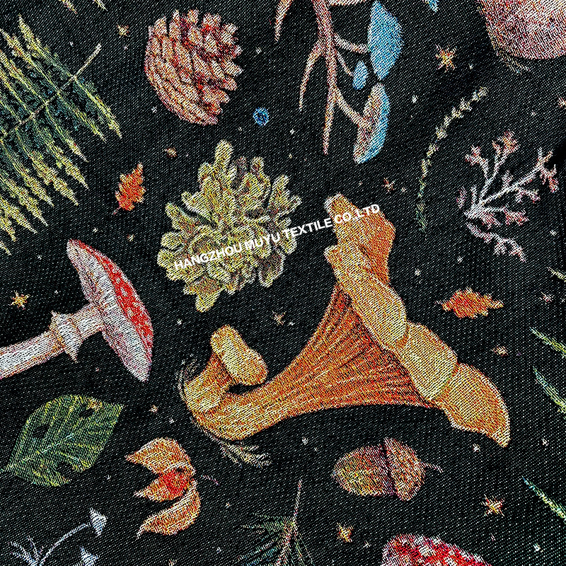 Pokrivač od niti s motivom biljaka i cvijeća, poliester-pamuk materijal, 800–999 g, stil lagani luksuz, pogodno za sve sezone