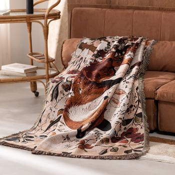 Fengwei Textile Poliester Jacquard Tkana Deka, INS Stil, 1000–1499 g, Prilagodljivo