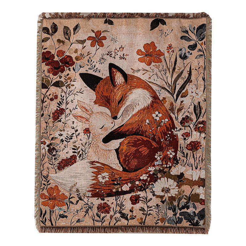 Fengwei Textile Poliester Jacquard Tkana Deka, INS Stil, 1000–1499 g, Prilagodljivo