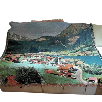 Gobeljen s nordijskim krajolikom, pamuk, pravokutni oblik, univerzalni stil, prilagođena izrada