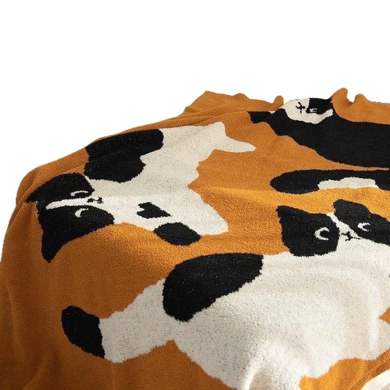 Pokrivač s originalnom ilustracijom | poliester | masa 1000–1499 g | uzorak biljke i cvijeće | mogućnost prilagođavanja