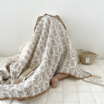 Trostruko pamučna gazasta deka za bebe, 500 g+ težine, 40 niti