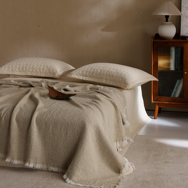 Wallen višenamjenska deka – prugasti uzorak, jednostavan i moderan stil, za proljeće i jesen