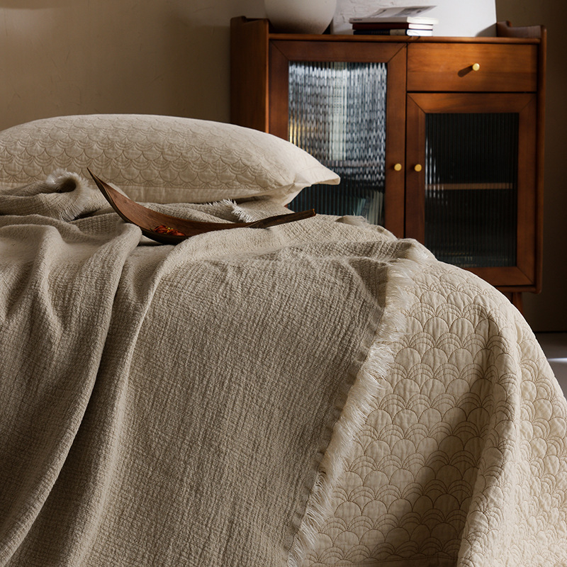 Wallen višenamjenska deka – prugasti uzorak, jednostavan i moderan stil, za proljeće i jesen