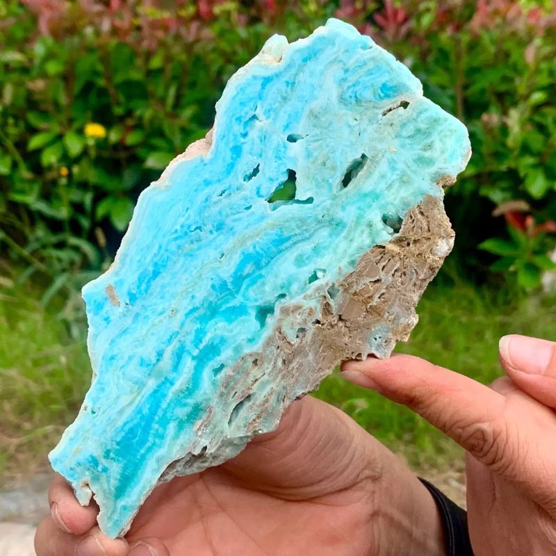 Zeleni prirodni kristalni rez za stolnu dekoraciju, nerafinirani mineralni uzorak