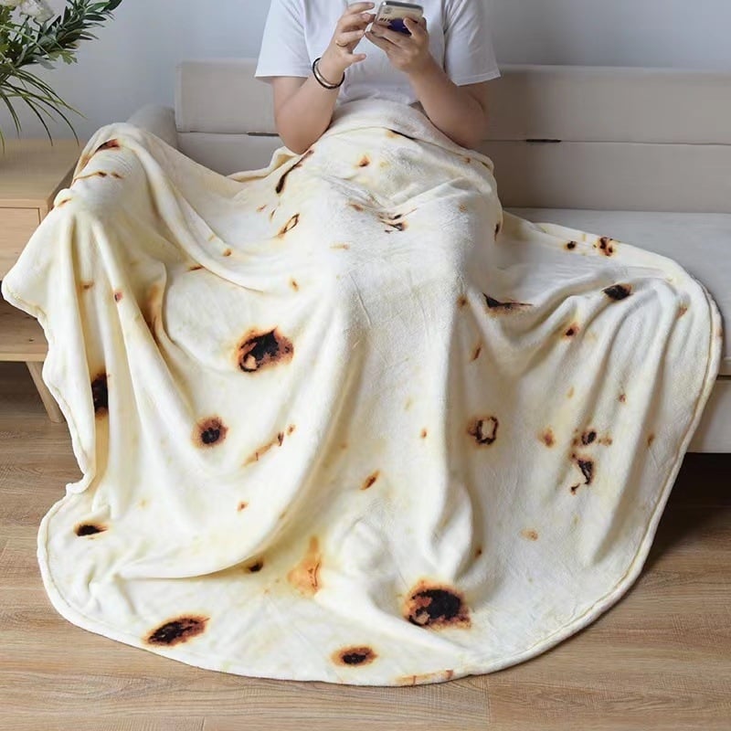 Kružna meksička burrito deka za djecu, deka za dremanje, Instagram stil