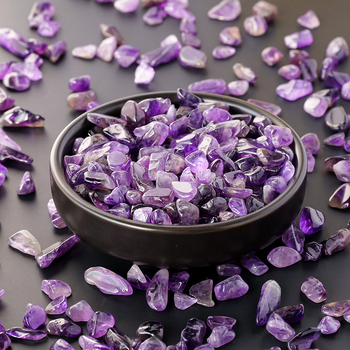 Ametistni kristalni šljunak za nano akvarij | Marka Runyangshi | Geometrijski oblik | Pakiranje u PP vrećici | Moderan minimalistički stil