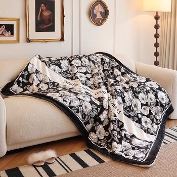 Dekica u Francuskom stilu, lagani luksuz, uzorak biljke i cvijeća, poliester tkanina, 420–430 g/m2, mogućnost prilagođavanja