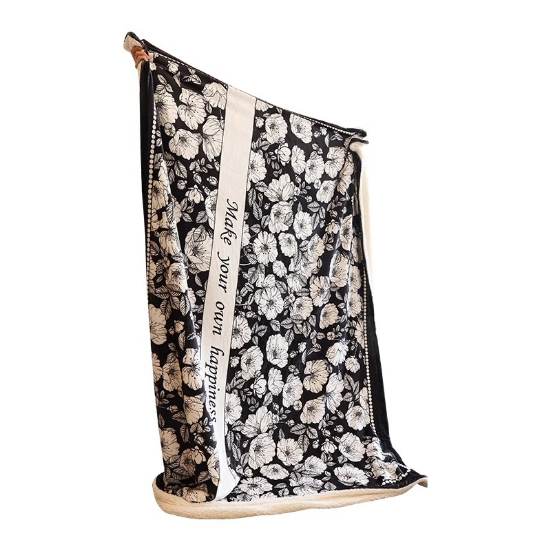 Dekica u Francuskom stilu, lagani luksuz, uzorak biljke i cvijeća, poliester tkanina, 420–430 g/m2, mogućnost prilagođavanja