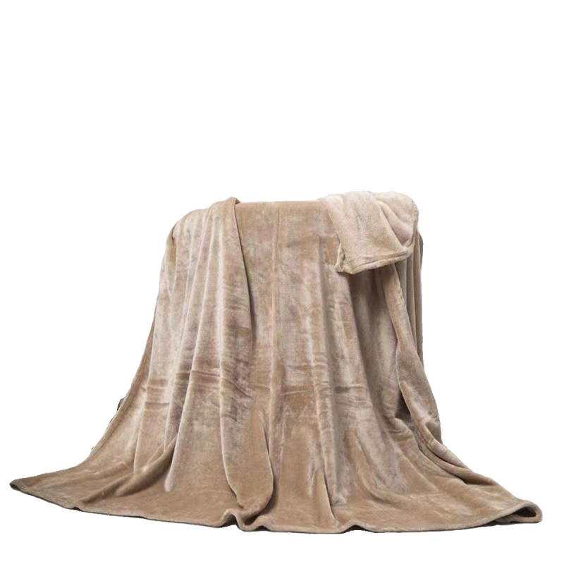 Koral fleece deka, jednobojna, pliš, za sve sezone, veličina 1.5 m