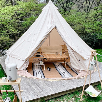 PEEL FOREST etnikus mintájú kültéri kemping pléd, poliészter, rajzfilmszerű stílus, ideális kempingezéshez és piknikezéshez