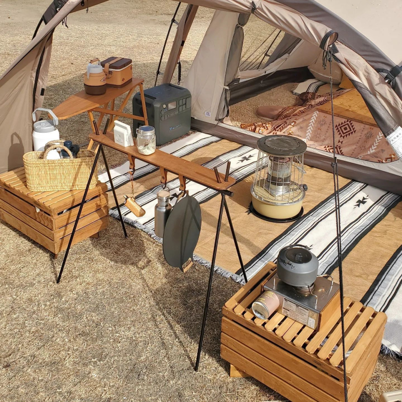 PEEL FOREST etnikus mintájú kültéri kemping pléd, poliészter, rajzfilmszerű stílus, ideális kempingezéshez és piknikezéshez