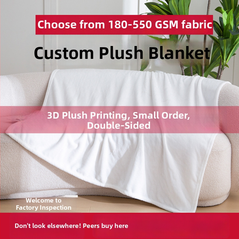 Pokrivač od poliestera 100%, 280 g/m², koralni fleece deka, 3D dvostrani otisak, uzorak crtani film