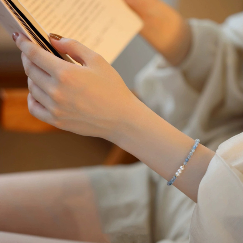 Brățară BYG din perle, realizată manual, stil minimalist feminin, bijuterii pentru mână, primăvara 2024