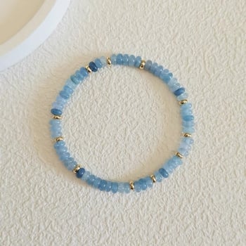 Ručne vyrobený náramok zo sladkovodných perál 4–5 mm s krištáľovými akcentmi – minimalistické dámske šperky