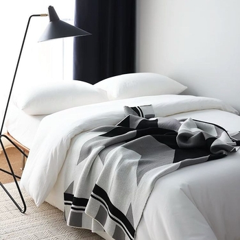 Nordic stílusú gyapjú takaró, 180–190 g/m², Egyéb minta