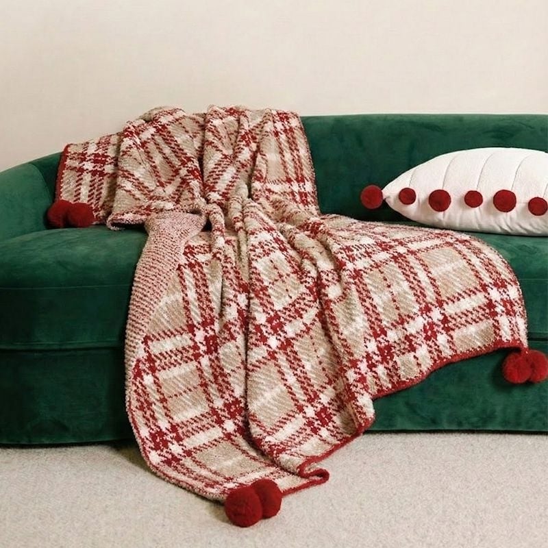 Iris Pie pléd csíkos – 100% poliészter, 450 g/m²+, téli, testreszabható