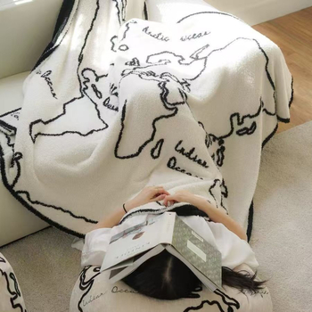 Pléd (Poliészter, 920 g, Tavasz és Ősz, Geometriai mintázat, Testreszabható)