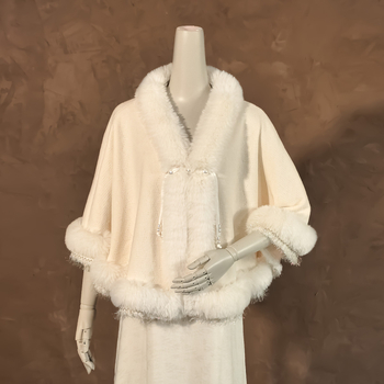 Női sálköpeny poliészterből, melegen tart, őszi–téli, monokróm minta, elegáns stílus