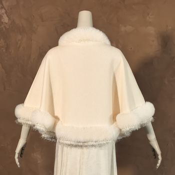 Női sálköpeny poliészterből, melegen tart, őszi–téli, monokróm minta, elegáns stílus