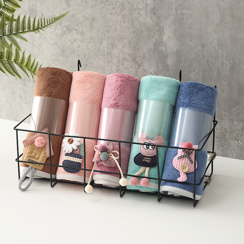 Microfiber ručnik za sušenje kose, 100D vlakno, šivanje rubova s izrezanim baršunom, mogućnost prilagođenog logotipa, upijajući i brzo suši
