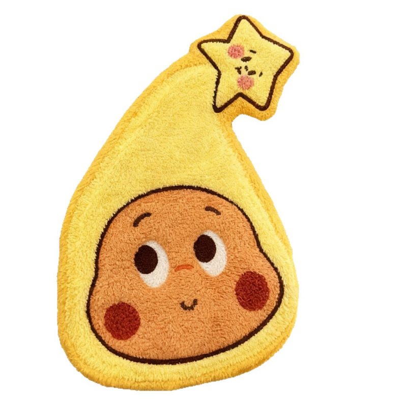 Prosop de mână Star Man, fleece coral, broderie, 150D, 30-50 g, personalizabil