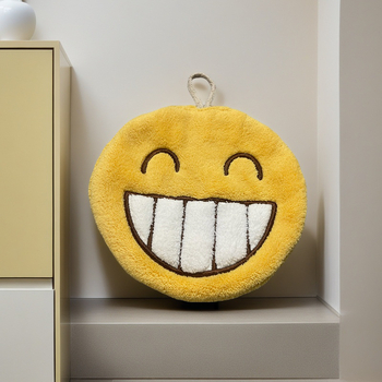 Prosop de mână din fleece coral, brodat, 32 fire de fir, 30–50 g, pentru baie și bucătărie