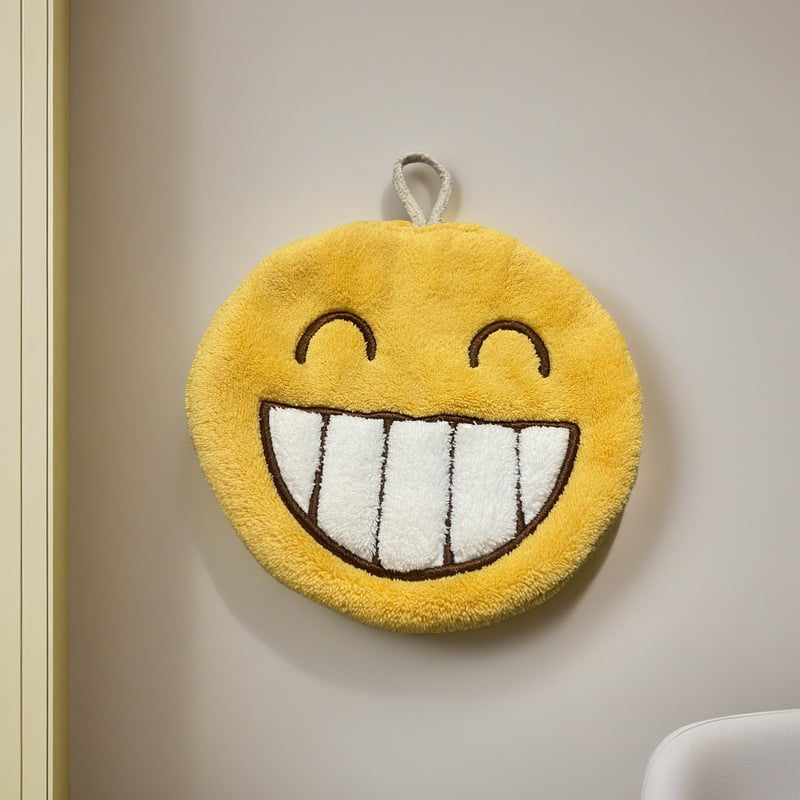 Prosop de mână din fleece coral, brodat, 32 fire de fir, 30–50 g, pentru baie și bucătărie