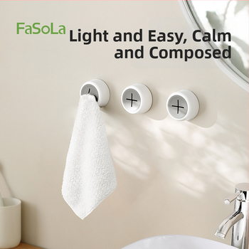 FaSoLa Стенно държач за кърпи – без пробиване, кухненска кърпа, клип за кърпи, модерен минималистичен дизайн; материали: ABS, силикон, акрилно лепило; тегло 23 g
