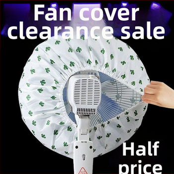 Putekļu aizsargs elektriskajam ventilatoram (stāvošam vai pie sienas) – PVC, putekļu un mitruma izturīgs