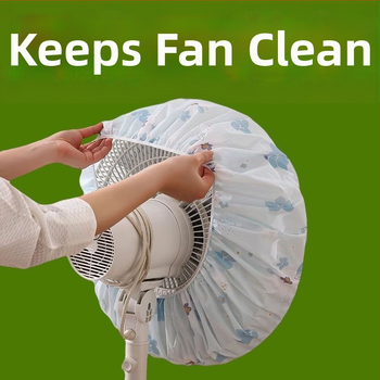 Putekļu aizsargs elektriskajam ventilatoram (stāvošam vai pie sienas) – PVC, putekļu un mitruma izturīgs