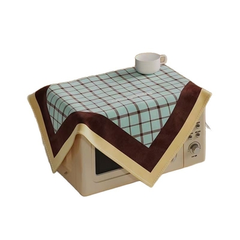 Husa universală pentru cuptor cu microunde și air fryer; protecție împotriva prafului; material flanel; stil vintage; personalizare disponibilă; potrivit pentru living și dormitor