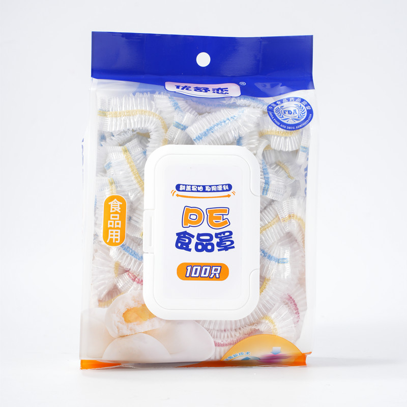 Set jednokratnih poklopaca za zdjele – kvaliteta hrane, PE materijal, višefunkcionalno, zaštita od prašine, uobičajeni stil