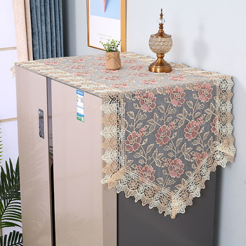 Husă de frigider antipraf, din pânză, impermeabilă și rezistentă la ulei, stil simplu și modern